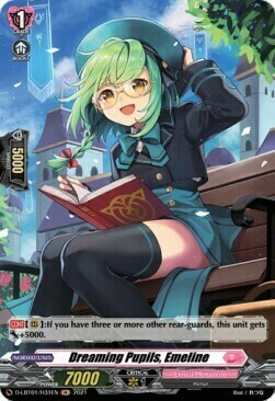 Dreaming Pupils, Emeline Card Front