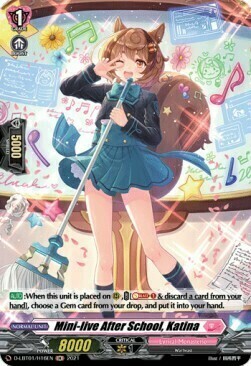 Mini-live After School, Katina Card Front