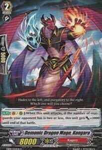 Demonic Dragon Mage, Kongara Card Front