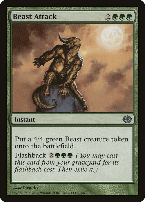 Beast Attack Card Front