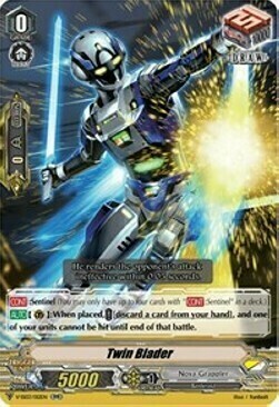 Twin Blader Card Front