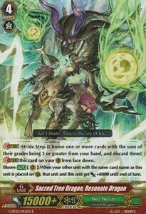 Sacred Tree Dragon, Resonate Dragon Card Front