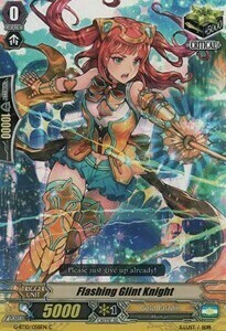 Flashing Glint Knight Card Front