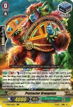 Protractor Orangutan Card Front