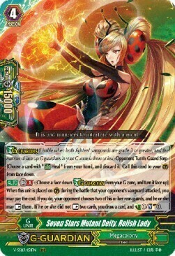 Seven Stars Mutant Deity, Relish Lady Card Front