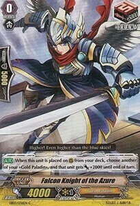 Falcon Knight of the Azure Card Front