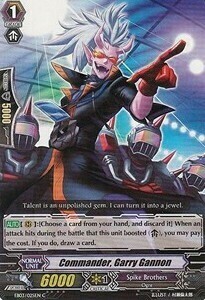 Commander, Garry Gannon Card Front