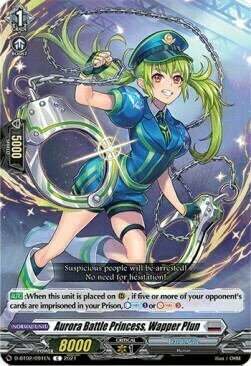 Aurora Battle Princess, Wapper Plun Card Front