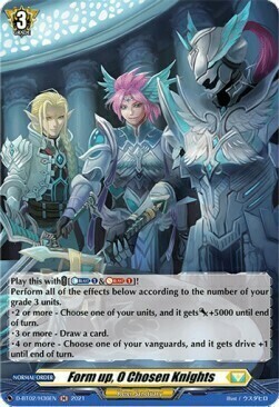 Form up, O Chosen Knights Card Front