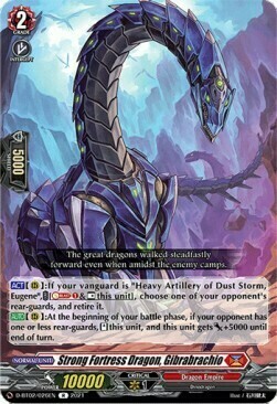 Strong Fortress Dragon, Gibrabrachio Card Front