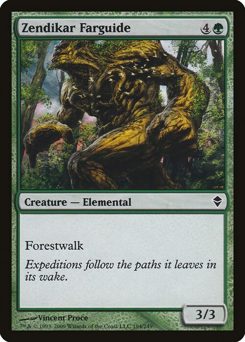 Zendikar Farguide Card Front