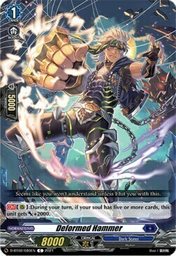 Deformed Hammer Card Front