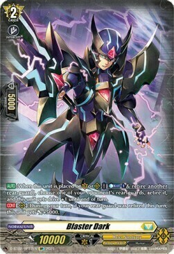 Blaster Dark Card Front