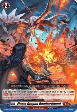 Flame Dragon Bombardment Card Front