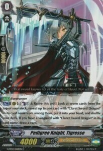 Pedigree Knight, Tigresse Card Front