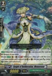 Knight of Deliberation, Memoreem Card Front