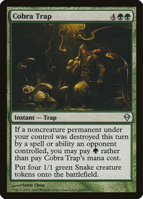 Cobra Trap Card Front