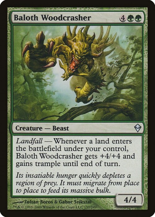 Baloth Woodcrasher Card Front