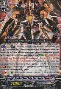 Deadliest Beast Deity, Ethics Buster "Яeverse" Card Front