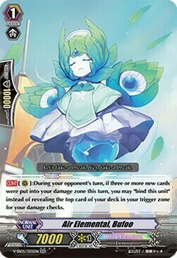 Air Elemental, Bufoo Card Front