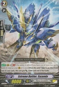 Extreme Battler, Sazanda Card Front