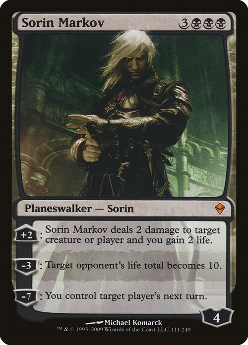 Sorin Markov Card Front