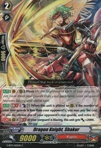 Dragon Knight, Shakur Card Front