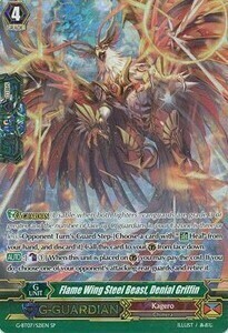 Flame Wing Steel Beast, Denial Griffin Card Front