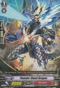 Thunder Shout Dragon Card Front