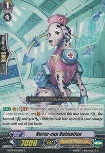 Nurse-cap Dalmatian Card Front