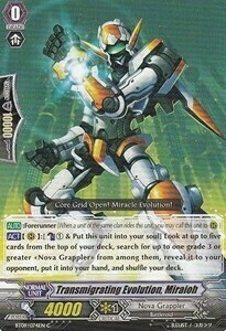 Transmigrating Evolution, Miraioh Card Front