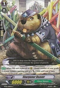 Sharpener Beaver Card Front