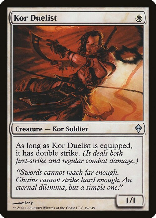 Kor Duelist Card Front