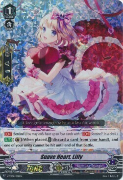 Suave Heart, Lily Card Front