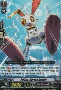 Pulsar, Spring Rabbit Card Front