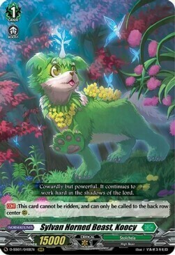 Sylvan Horned Beast, Koocy Card Front