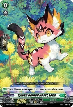 Sylvan Horned Beast, Lotte Card Front