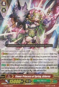 Flower Princess of Spring, Arborea Card Front