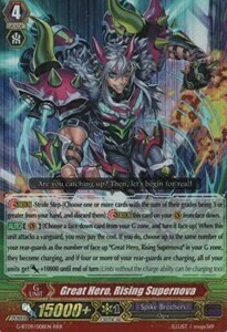 Great Hero, Rising Supernova Card Front