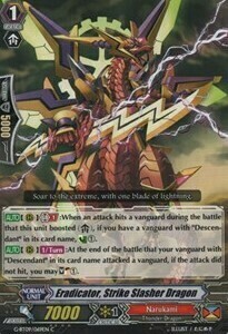 Eradicator, Strike Slasher Dragon Card Front