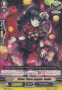 Silver Thorn Juggler, Nadia Card Front