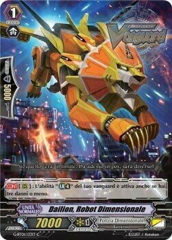 Dimensional Robo, Dailion Card Front