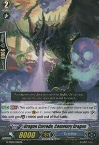 Dragon Corrode, Cemetery Dragon Card Front