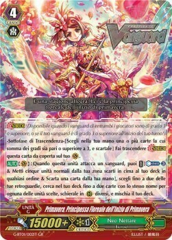 Flower Princess of Spring's Beginning, Primavera Card Front