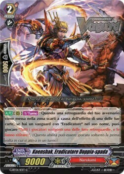 Two-sword Eradicator, Koenshak Card Front