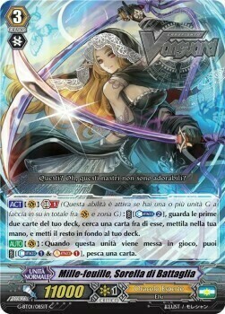 Battle Sister, Mille-feuille Card Front