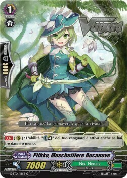 Snowdrop Musketeer, Pilkko Card Front