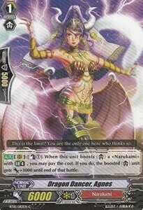 Dragon Dancer, Agnes Card Front