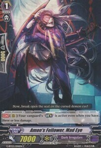 Amon's Follower, Mad Eye Card Front