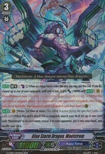 Blue Storm Dragon, Maelstrom Card Front